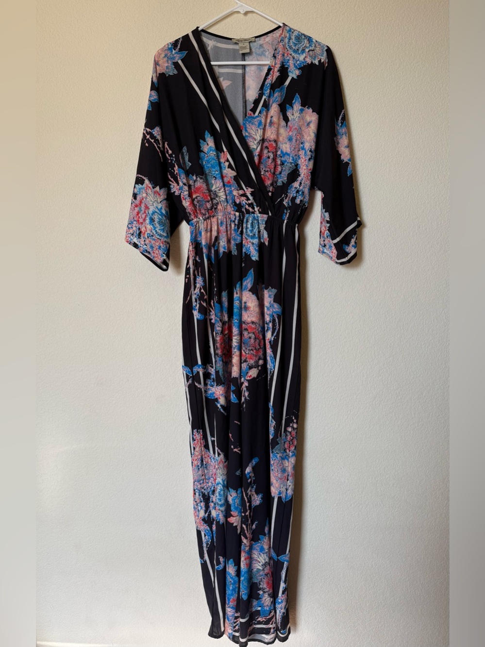 Flying Tomato Floral Wrap Palazzo Jumpsuit